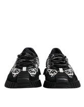 Dolce & Gabbana Black Logo Lace Up Low Top NS1 Sneakers Shoes